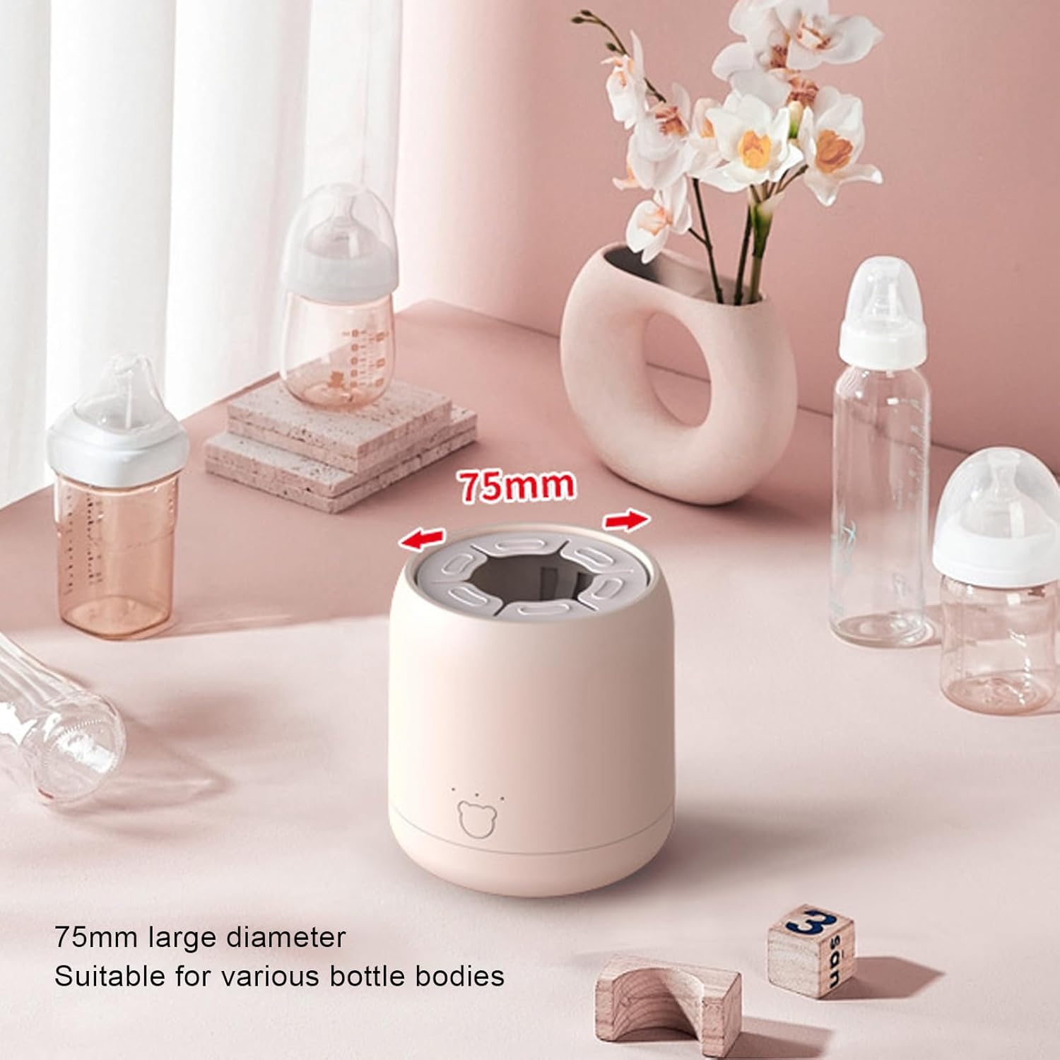 Agitador de biberones de leche para bebés