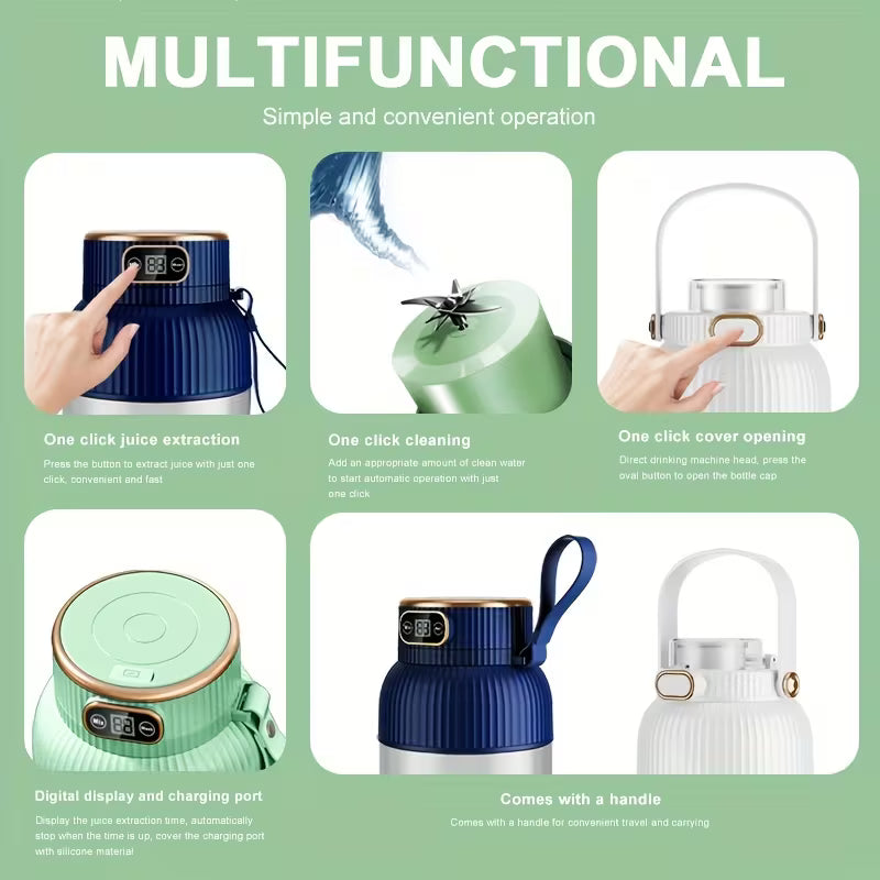 Exprimidor Portátil, Gran Capacidad 1200ml